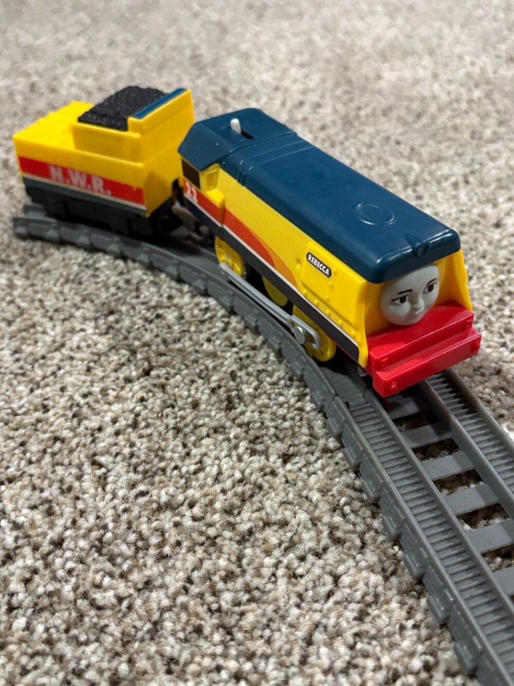 Thomas Friends TrackMaster Rebecca #22 NWR Tender Motorized WORKS